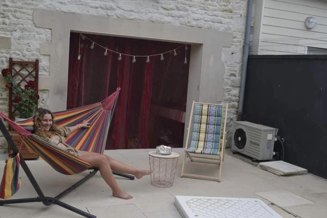 Ferienwohnung Belle Chambre D'Hote Pour 2 A 4 Personnes Chef-Boutonne Exterior foto
